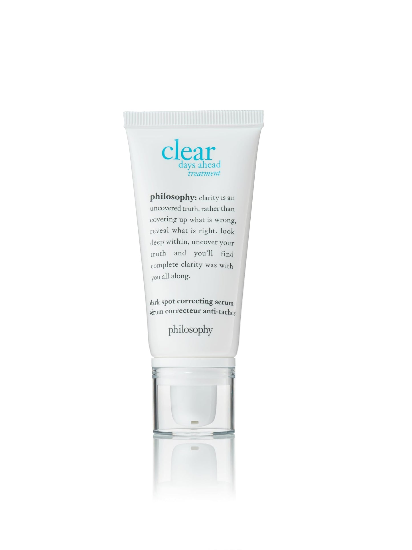 philosophy clear days ahead dark spot correcting serum