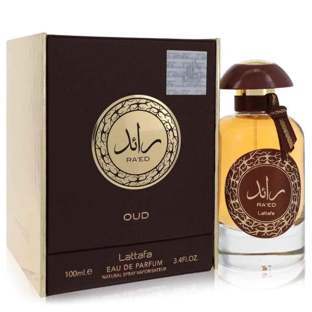 Lattafa Perfumes Ra'ed Oud for Unisex Eau de Parfum Spray, 3.4 Ounce