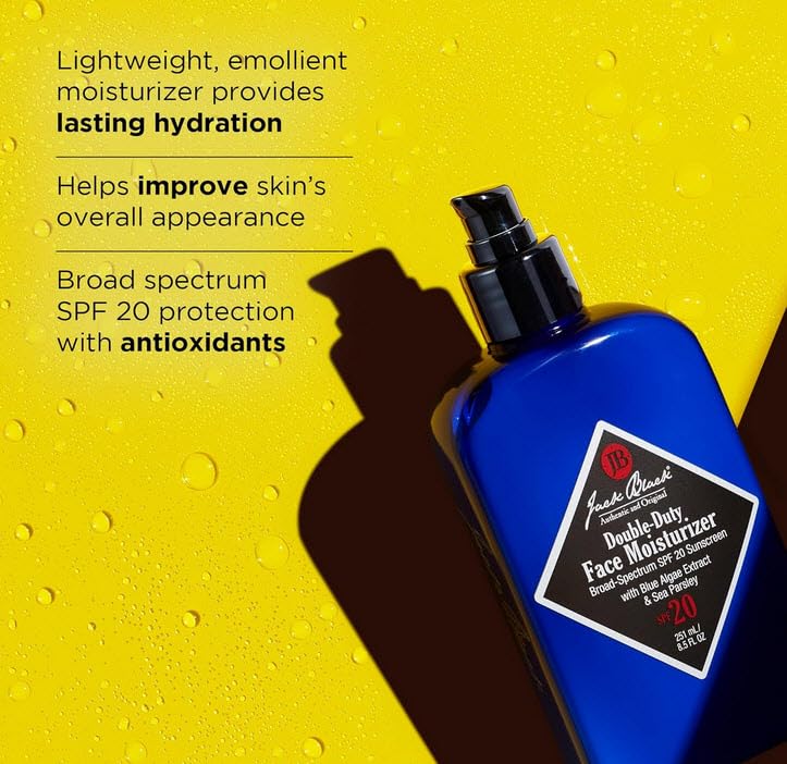 Jack Black Men's Skincare Kit – Cleanser, Moisturizer & Scrub Set