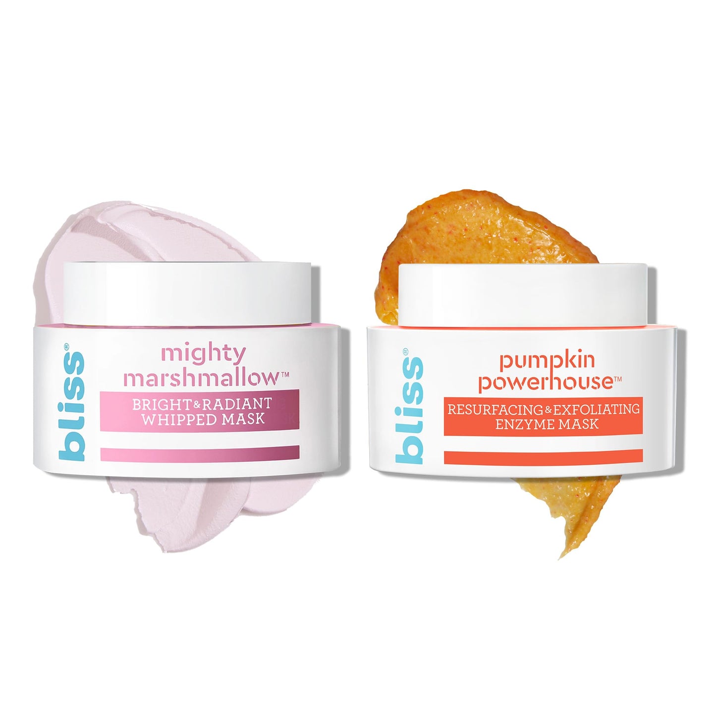 Bliss Mighty Marshmallow Mask and Pumpkin Powerhouse Mask