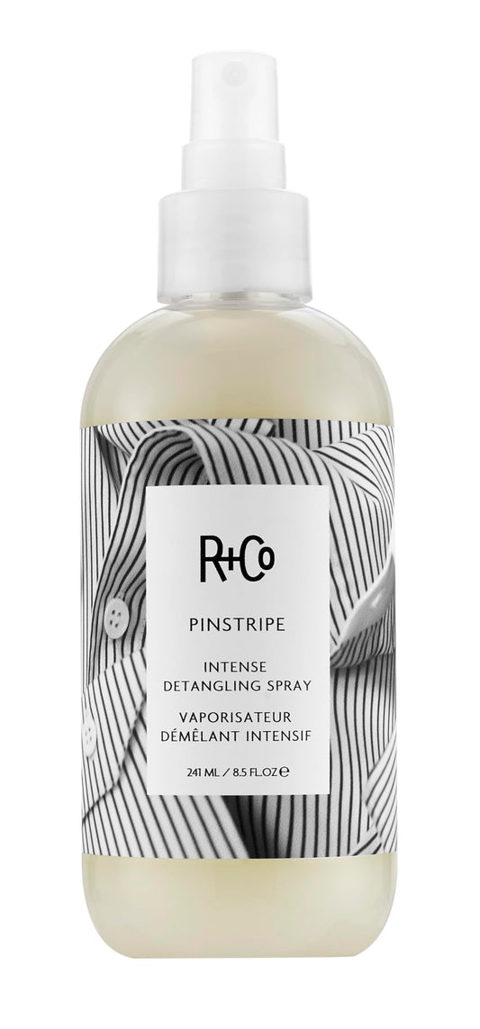 R+Co Pinstripe Intense Detangling Spray | Weightless Hydration + Conditions + Adds Shine | Vegan + Cruelty-Free | 8.5 Oz