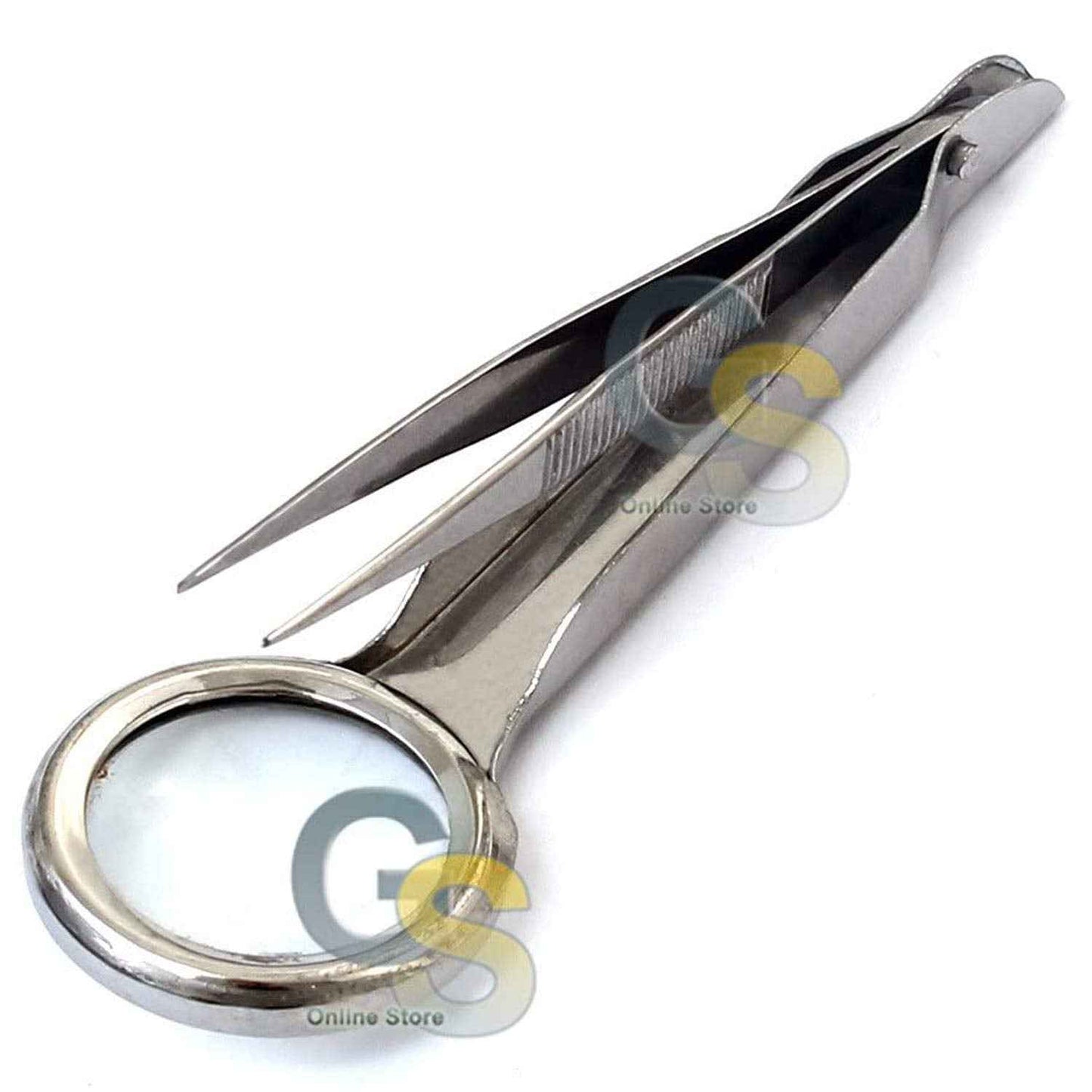 G.S 2 PCS MAGNIFYING TWEEZER WITH SPLINTER FORCEPS