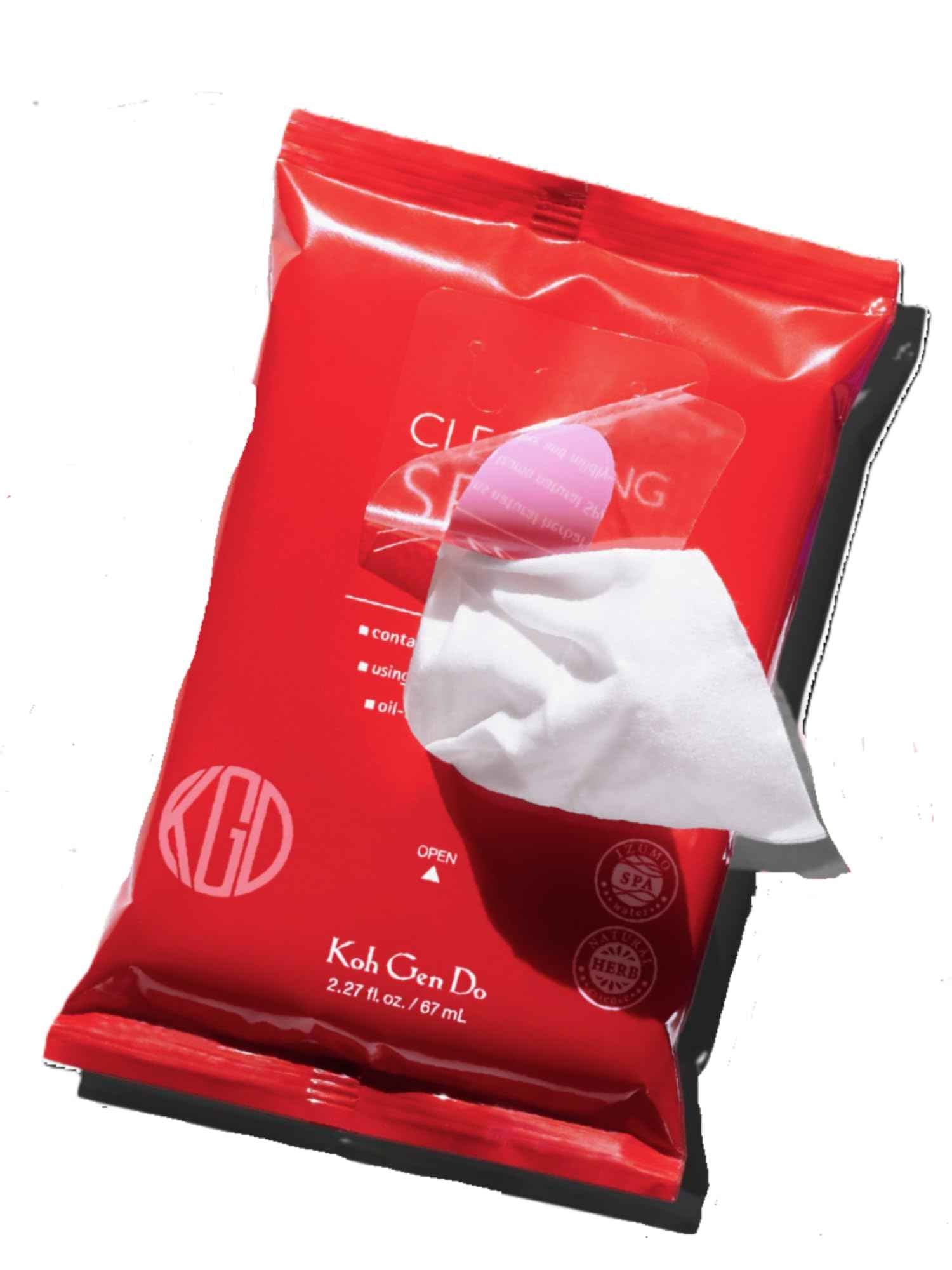 Koh Gen Do Spa Cleansing Water Cloth 1 Pack, 10 Cloths Per Pack