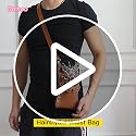 7-Slot Hair Scissors Waist Bag | PU Leather Barber Tool Holster