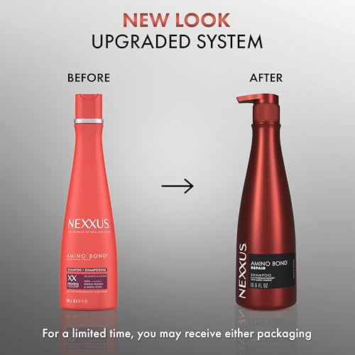 Nexxus Shampoo Amino Bond for All Types of Damaged Hair with Amino Acids & Keratin Protein 13.5 oz