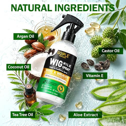 Wig Milk Spray 250ML - 2-in-1 Conditioner & Detangler
