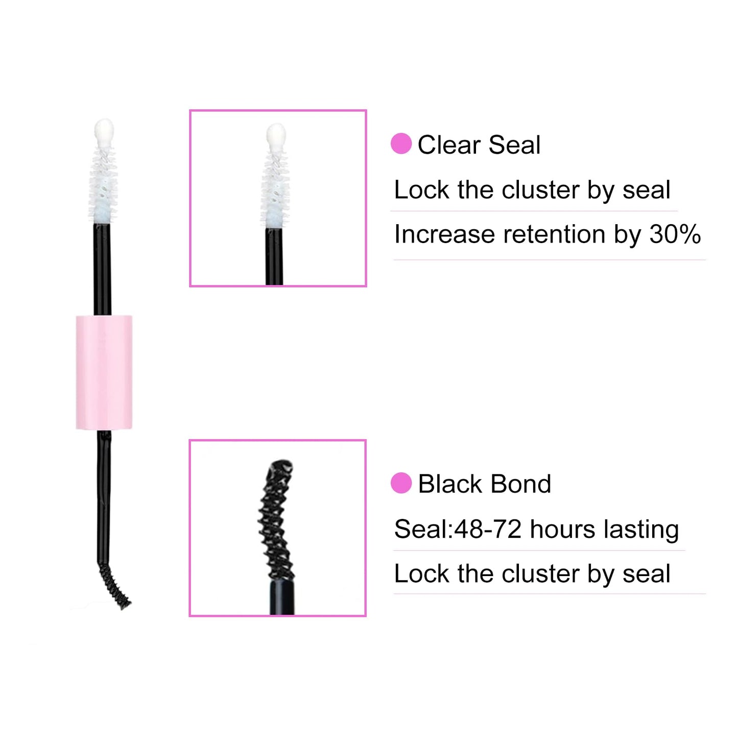 Fluffy Lash Extension Kit DIY 280PCS Wispy Lash Clusters Kit 30D40D 9-16mm Mix Tray 0.07D Curl Natural Lash Clusters Long Individual Lash Clusters Kit With Lash Bond and Seal, Tweezer at Home(30D)