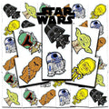 Star Wars Tattoos Party Favors Bundle ~ 72 Perforated Individual 2" x 2" Star Wars Temporary Tattoos for Kids Boys Girls (Star Wars Party Supplies)