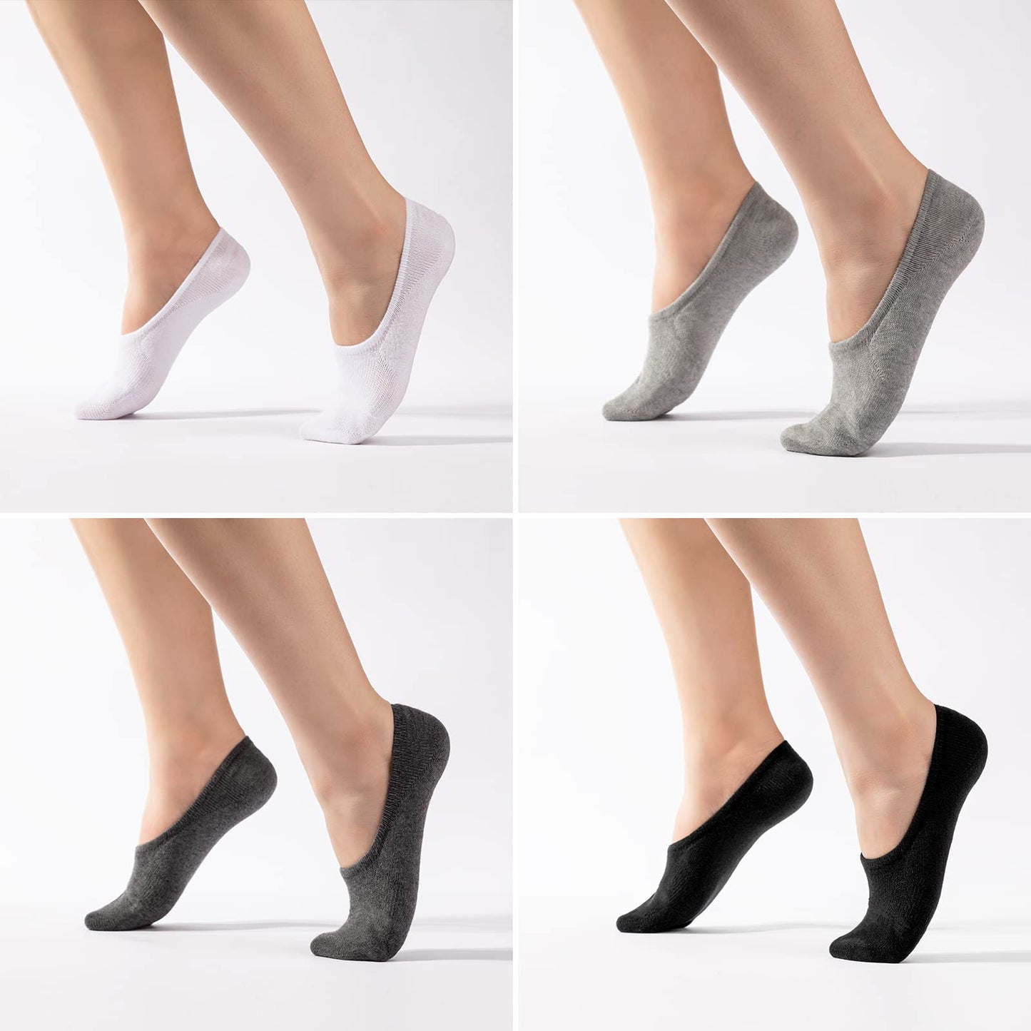 IDEGG No Show Socks Womens and Men Low Cut Ankle Short Anti-slid Athletic Running Novelty Casual Invisible Liner Socks