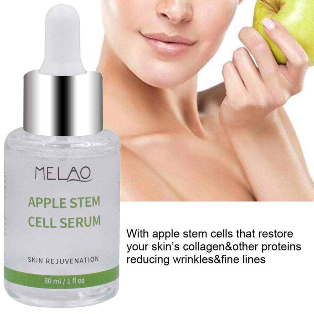 AKARY Face Skin Care Serum Apple Stem Cell Liquid for Firm Skin, Removing Acne, Cleaning Pores, Restore Skin Elasticity, Even Skin Tone, Eye Area, Fine Lines – Natural and Moisturizing