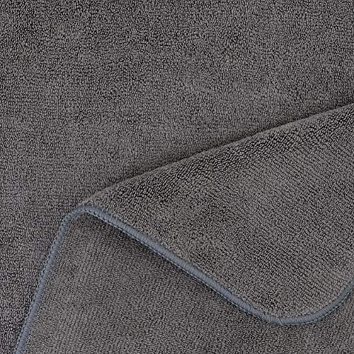 POLYTE Microfiber Hair Towel, 20x40 in, 2 Pack