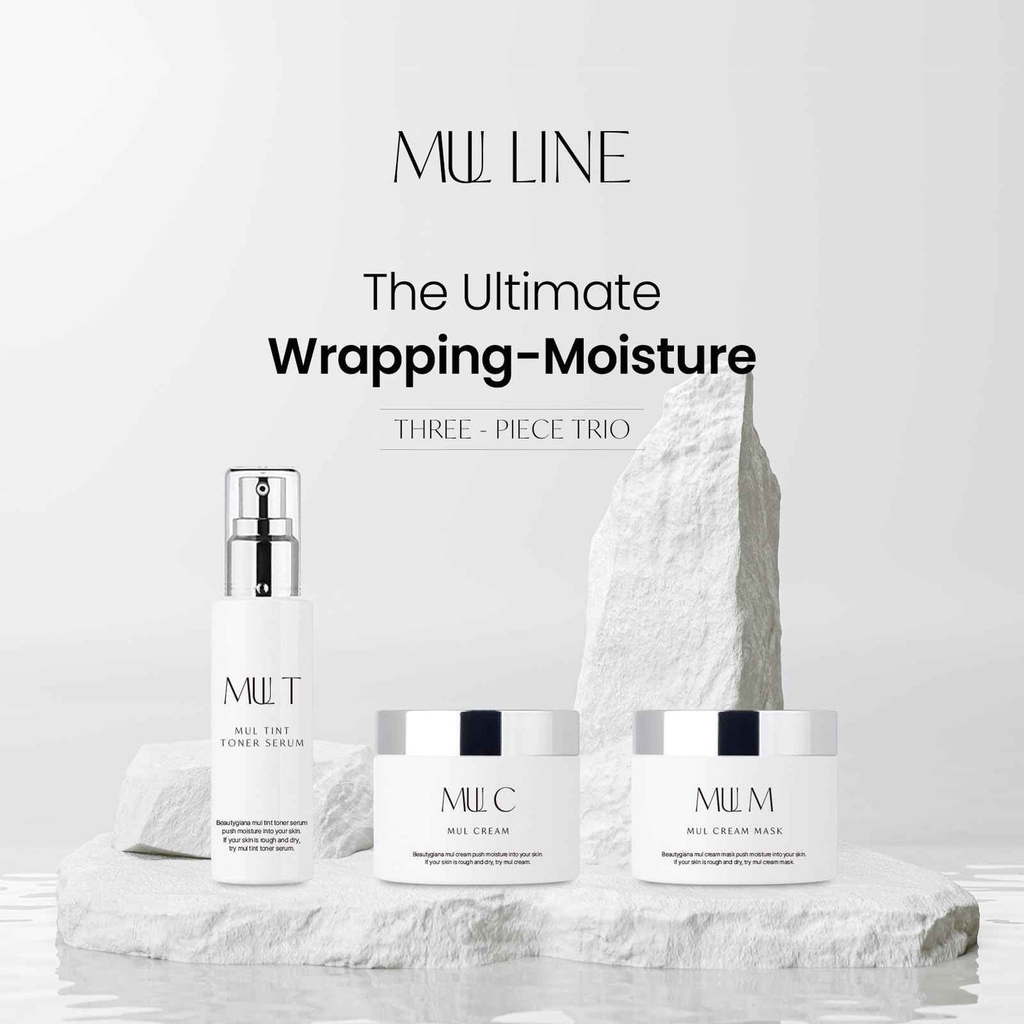 BEAUTYGIANA MUL Tint Toner SERUM, Hydrating Facial serum for Glow Skin, Wrapping Moisture, 2.7 fl.oz.