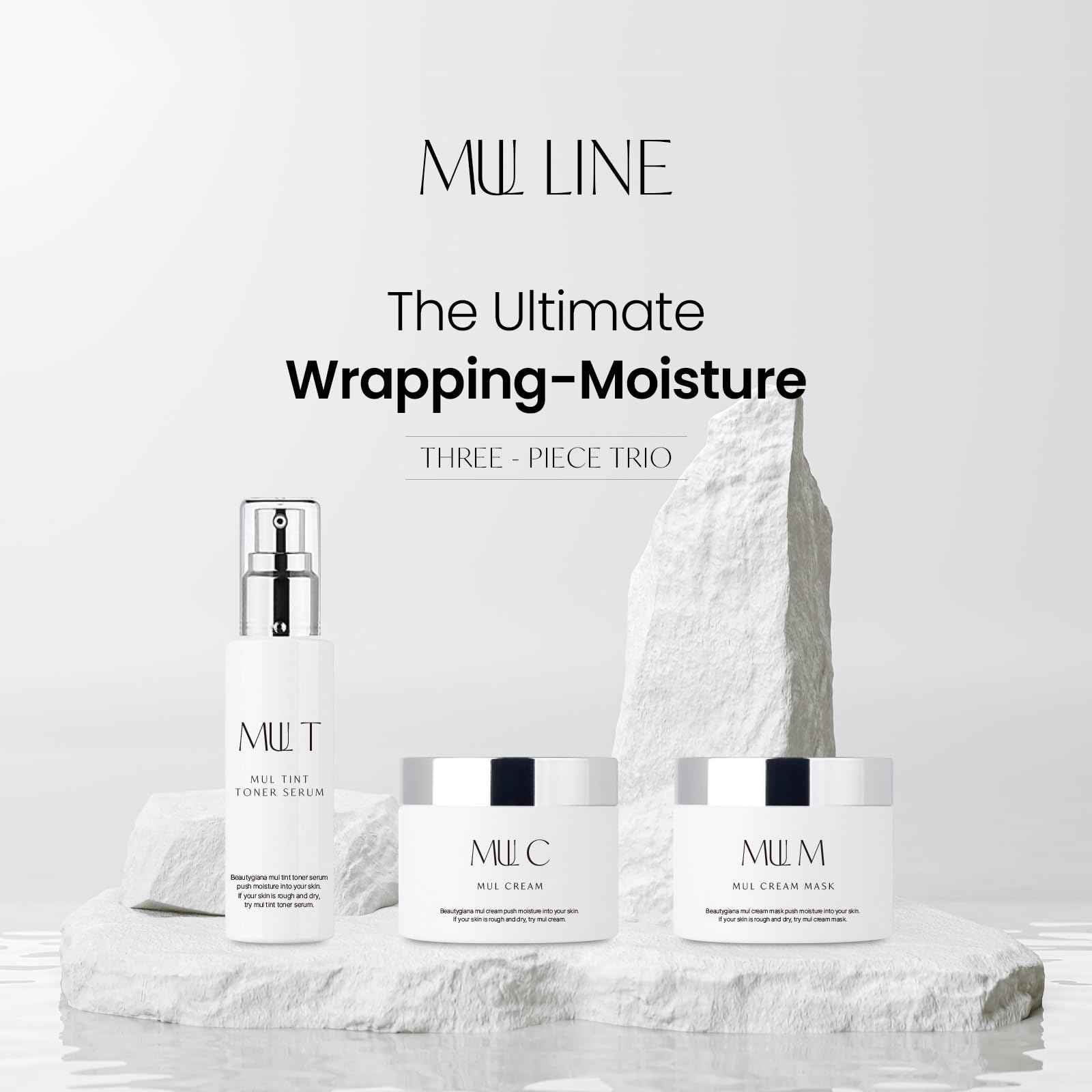 BEAUTYGIANA MUL Tint Toner SERUM, Hydrating Facial serum for Glow Skin, Wrapping Moisture, 2.7 fl.oz.