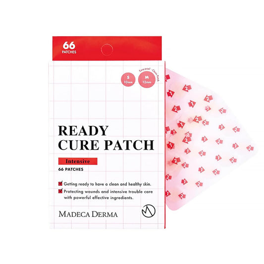 Madeca DERMA Ready Cure Patch Intensive 66 patches, 2 sizes (10/12mm) for Women by Dongkook Pharmaceutical - Facial Hydrocolloid Protective/Skin Renewal Patches for Acne