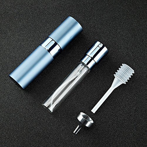 LISAPACK 8ML Refillable Perfume Spray Bottle - Portable Travel Atomizer (Blue)