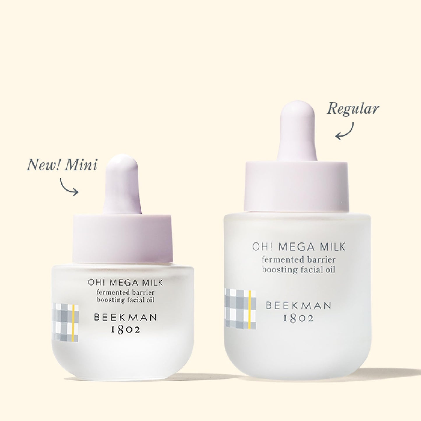 Beekman 1802 Oh! Mega Milk Facial Oil - Niacinamide & Vitamin C - Barrier Boosting - Fragrance Free - 0.5 fl oz - Intensely Hydrates & Softens - Cruelty Free