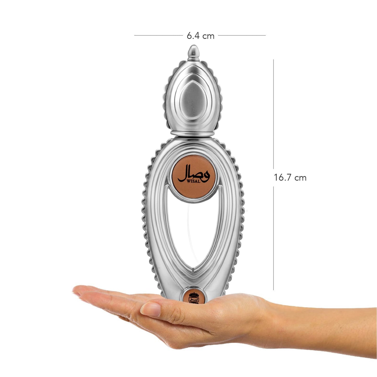 Ajmal Wisal Eau de Parfum for Women – 1.7 oz | Long Lasting Arabic Perfume | Fruity, Spicy, Woody Scent | Elegant Everyday Fragrance | Made in Dubai | Middle Eastern Luxury Perfume