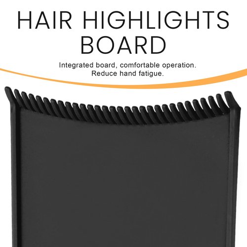 1 PCS Highlighting Board, Balayage Board Hair Coloring Paddle Balayage Highlighting Boards with Teeth, Hair Dye Tools Highlighting-Paddle for Barber Salon Hairstylist Hair-Dying Tools, Black