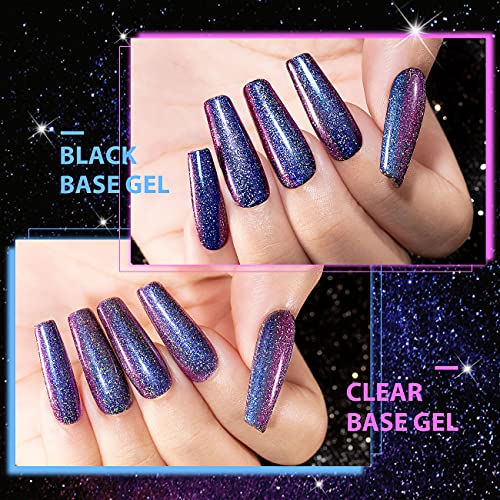 Chameleon Gel Nail Polish Set – Color Changing Holographic 3PC
