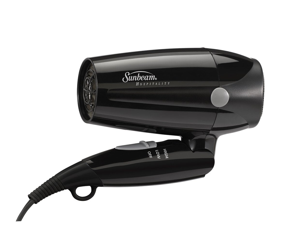 Sunbeam HD3005-005 1875 Watt Folding Hand-Held Hair Dryer, Black