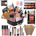 All-in-One Makeup Kit with 28 Eyeshadow, 20 Brushes & Storage Bag
