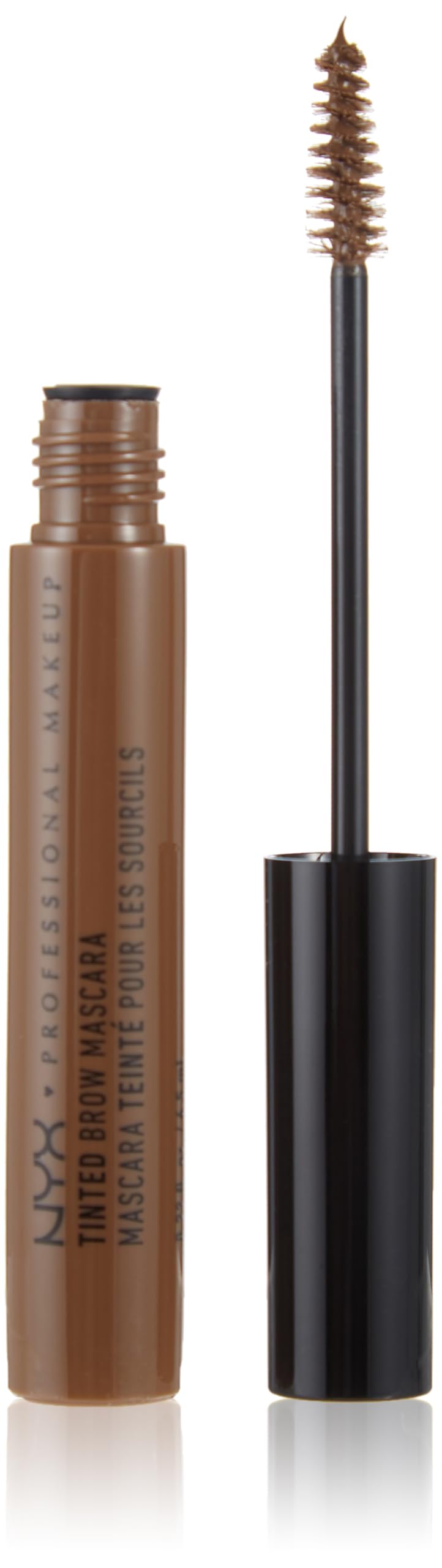 WUNDERBROW Waterproof Brunette Eyebrow Gel and NYX PROFESSIONAL MAKEUP Brunette Tinted Eyebrow Mascara, Brown