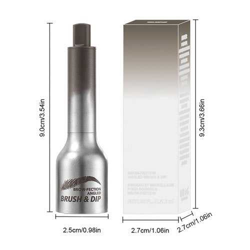 Liftique Brow Brush, Revorie Brow-Fection, Liftique Eyebrow, Liftique - Instant Brow Brush, Liquid Eyebrow Brush, Revorie Brow Fection Angled Brush & Dip (Auburn)
