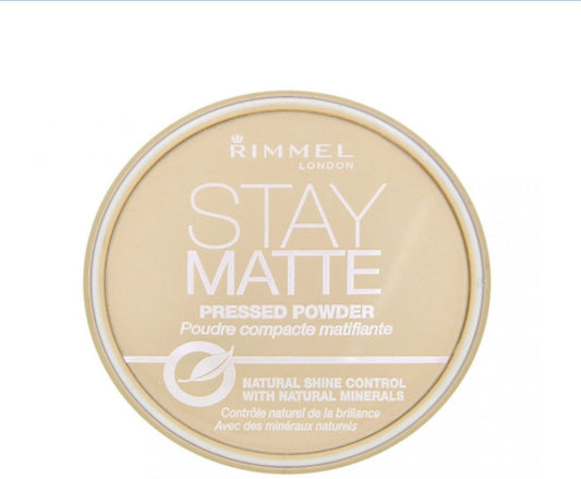 Rimmel London Stay Matte Pressed Powder, Sandstorm [004], 0.49 oz (Pack of 4)