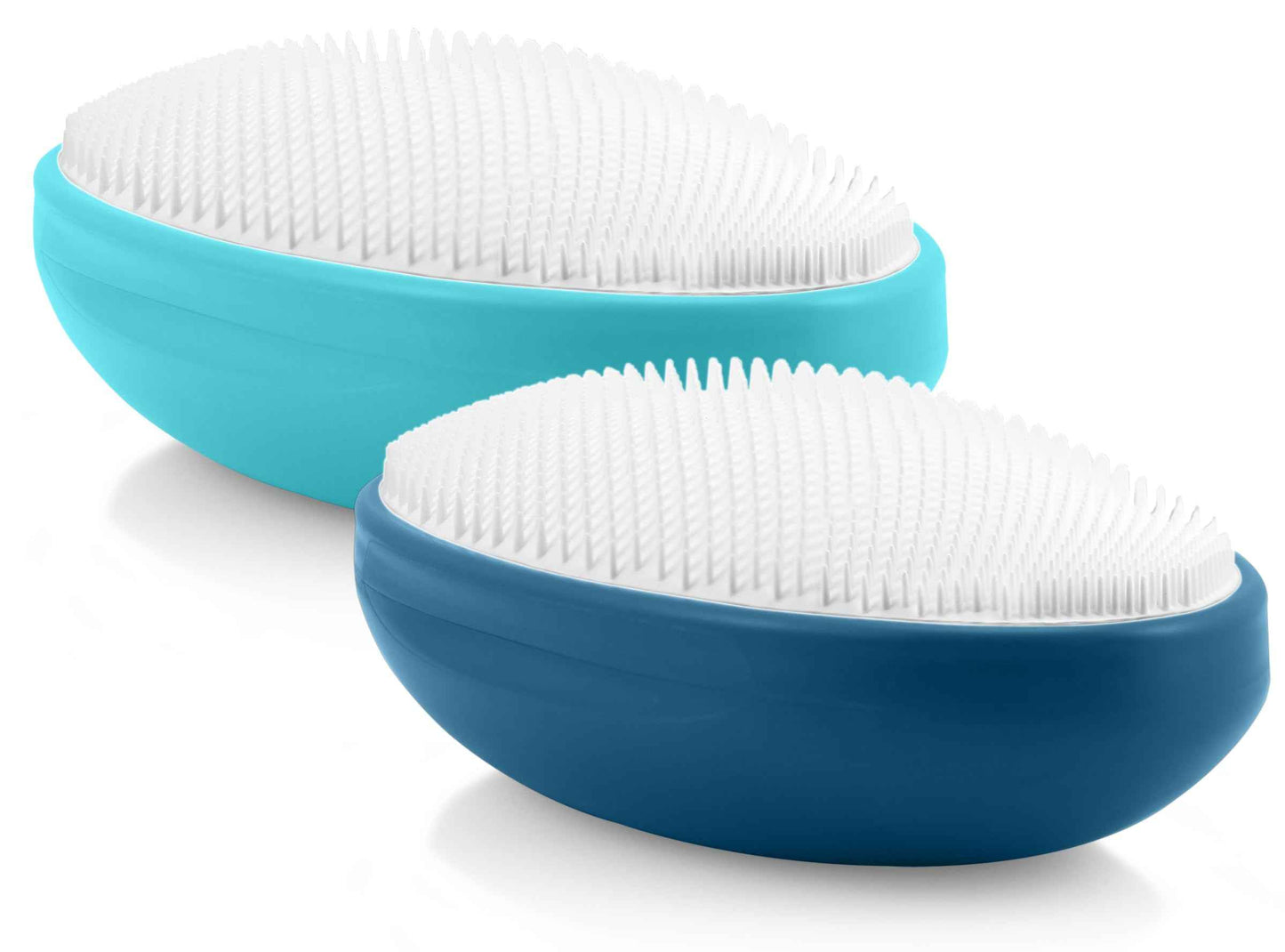 WIZKER Premium Ingrown Hair Exfoliating Brush for Sensitive Skin, Couple’s Edition Removes Razor Bumps, Reduces Shaving Irritation, Waxing, Laser – Waterproof, No Mold