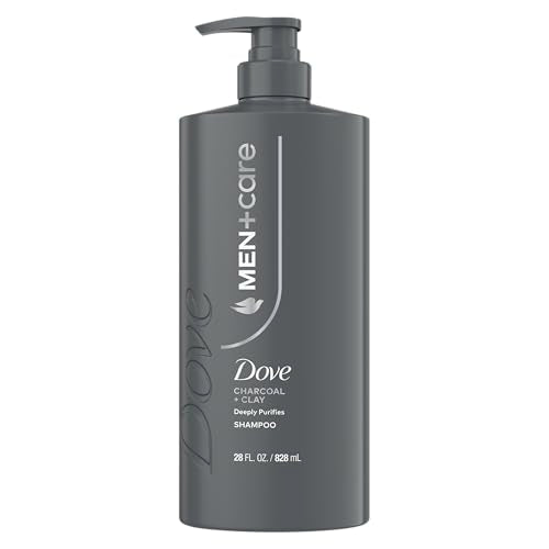 Dove Men+Care Charcoal + Clay 2-in-1 Shampoo, 28 fl oz