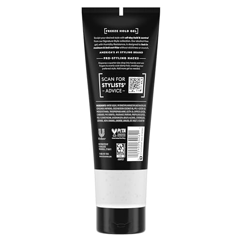 TRESemm? Mega Control Pack of 6 Alcohol-Free Hair Gel for Frizz Control with Coconut Oil 9 oz