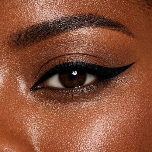 Curved Tip Liquid Eyeliner Pen - Ultra-Fine Precision Black
