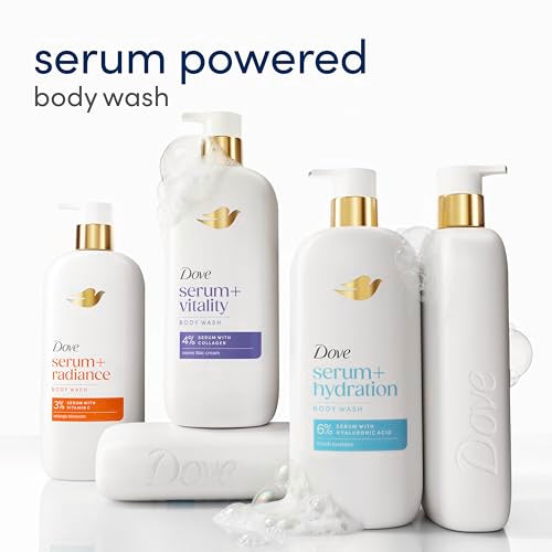 Dove Serum + Acne Clear Body Wash with 1% Salicylic Acid, 18.5 oz