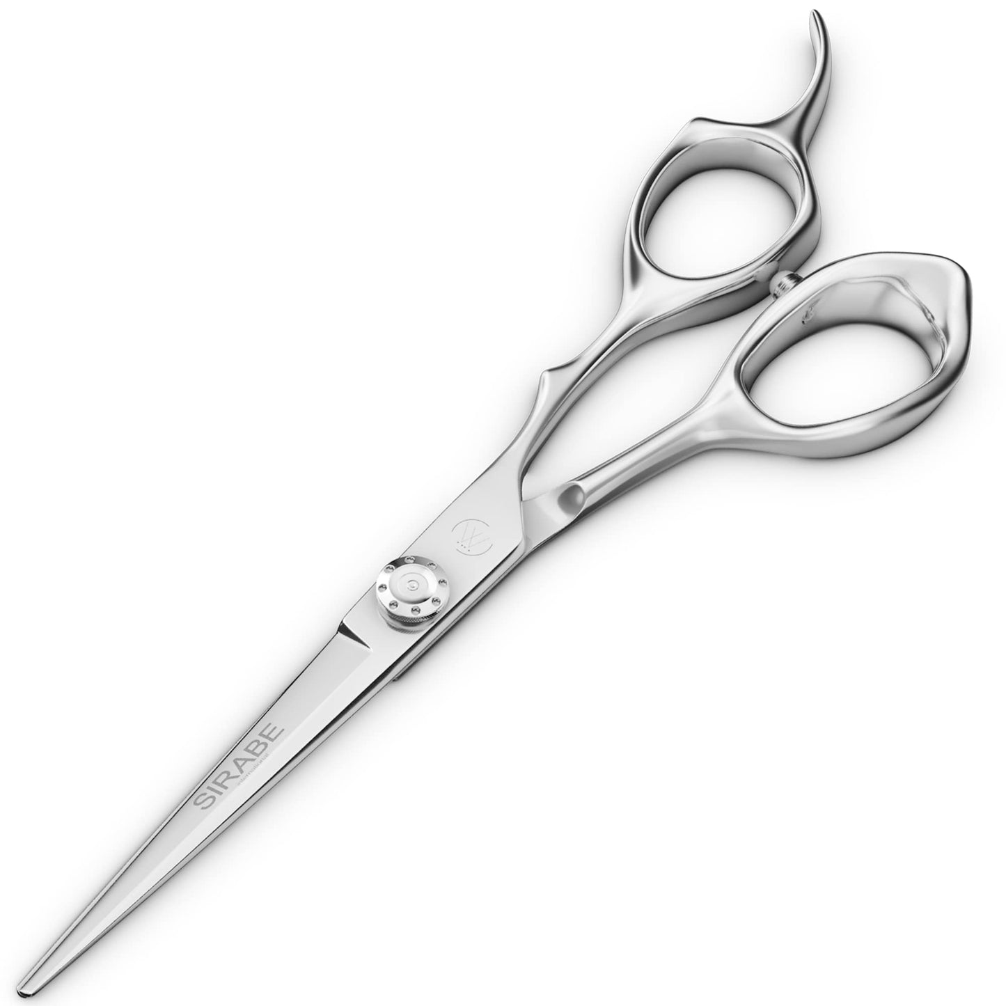 Hair Cutting Scissors Shears, Sirabe 6.5" Professional Barber Hairdressing Scissors Right Hand Razor Edge Trimming Haircut Scissors for Men and Women, Finest Stainless Steel for Home Salon Use