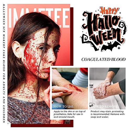 SFX Fake Blood Gel with Stipple Sponge, 55g