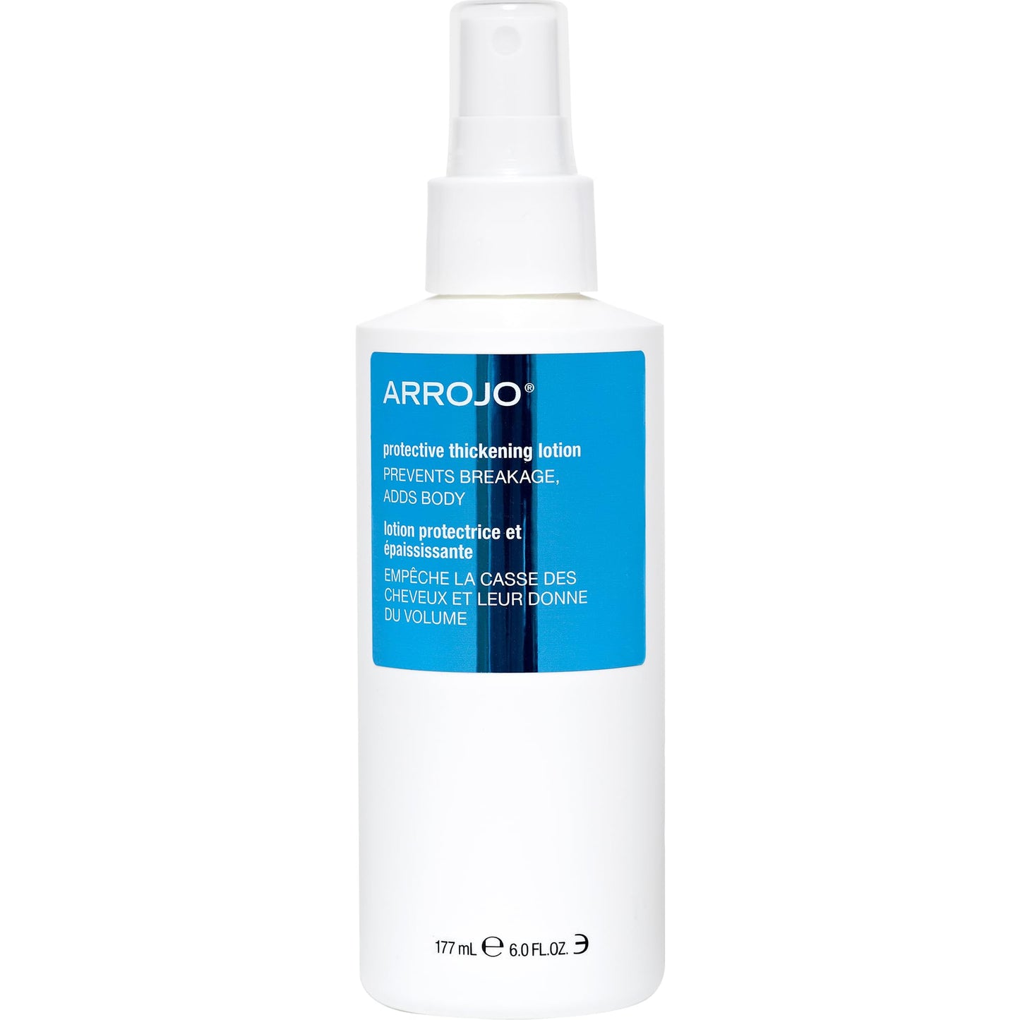 Arrojo Protective Thickening Lotion - Sulfate & Paraben-Free Hair Heat Protectant Spray Lotion & Blow Dry Spray for Men & Women- Natural Anti Frizz & UV Hair Protection Spray for All Hair Types, 6oz