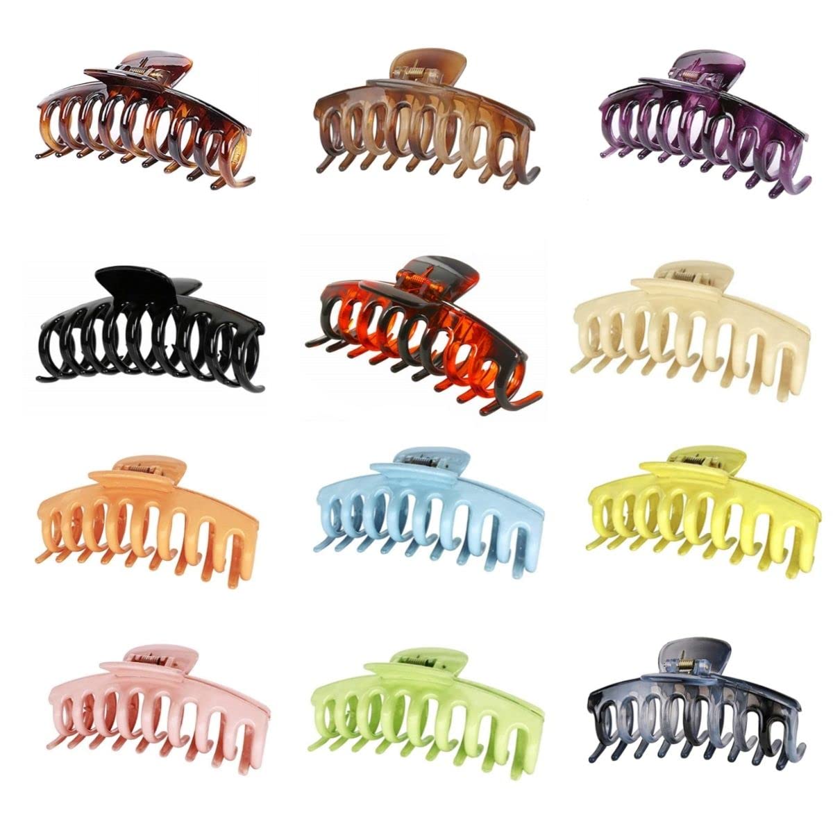 Excelis Hair Clips (4 Pack, DPGGL)