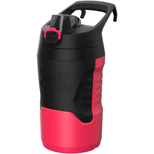 Under Armour Sports Water Jug, 32 oz Insulated Water Bottle w/Handle, Fence Hook, Leak Resistant, Baseball, Football & More