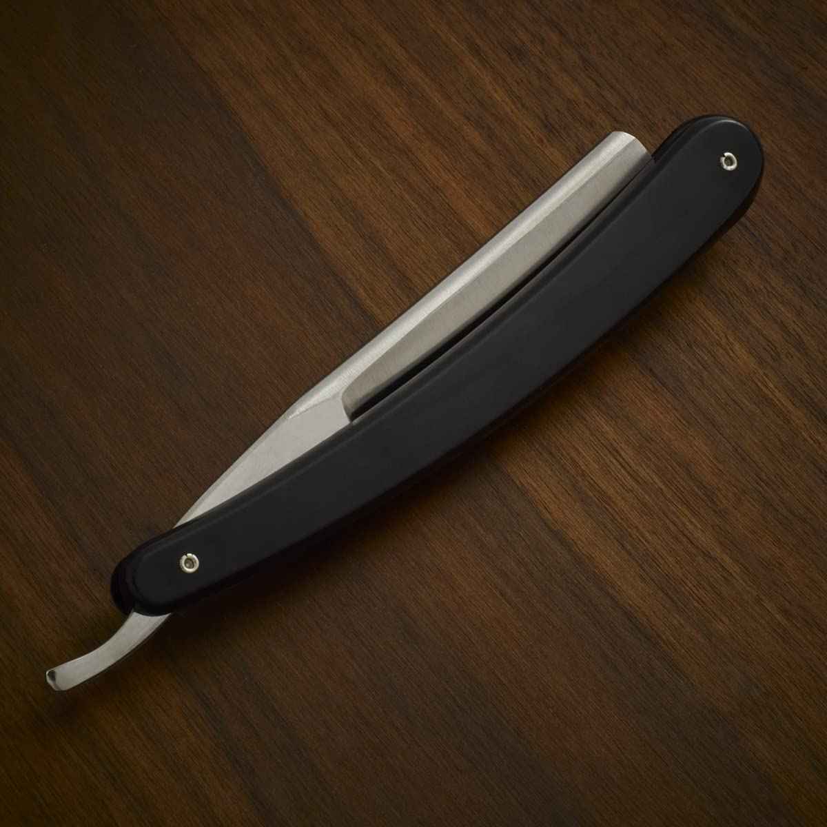 Union Razors SR3 Straight Edge Razor with Smooth Black Handle (Pack of 2)