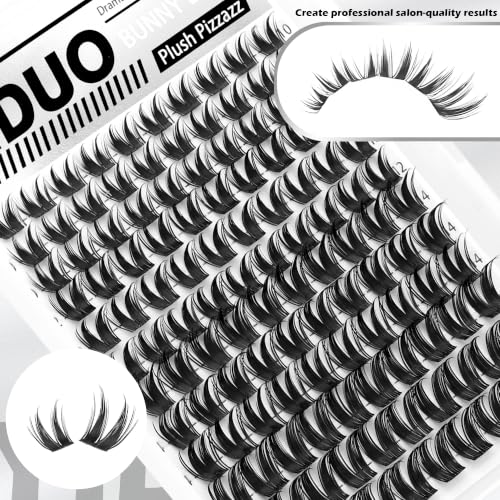 Bunny Manga Lash Clusters Kit - 120 Pcs with Bond & Remover