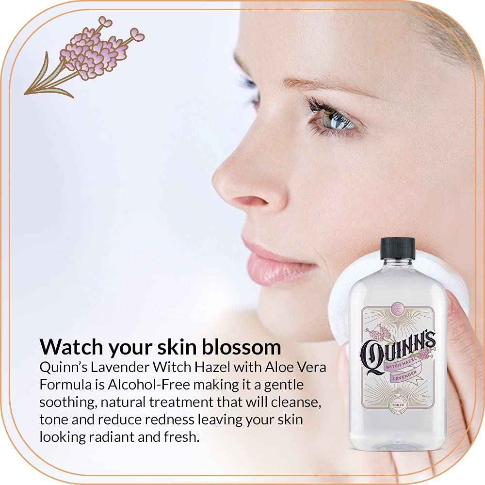 Quinn’s Alcohol Free Witch Hazel Rose 16 oz. & Quinn’s Alcohol Free Witch Hazel Lavender 16 oz.