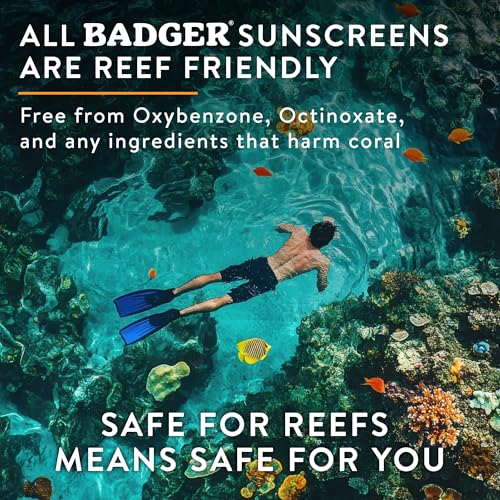 Badger Reef Safe Mineral Sunscreen SPF 50, 2.9 oz