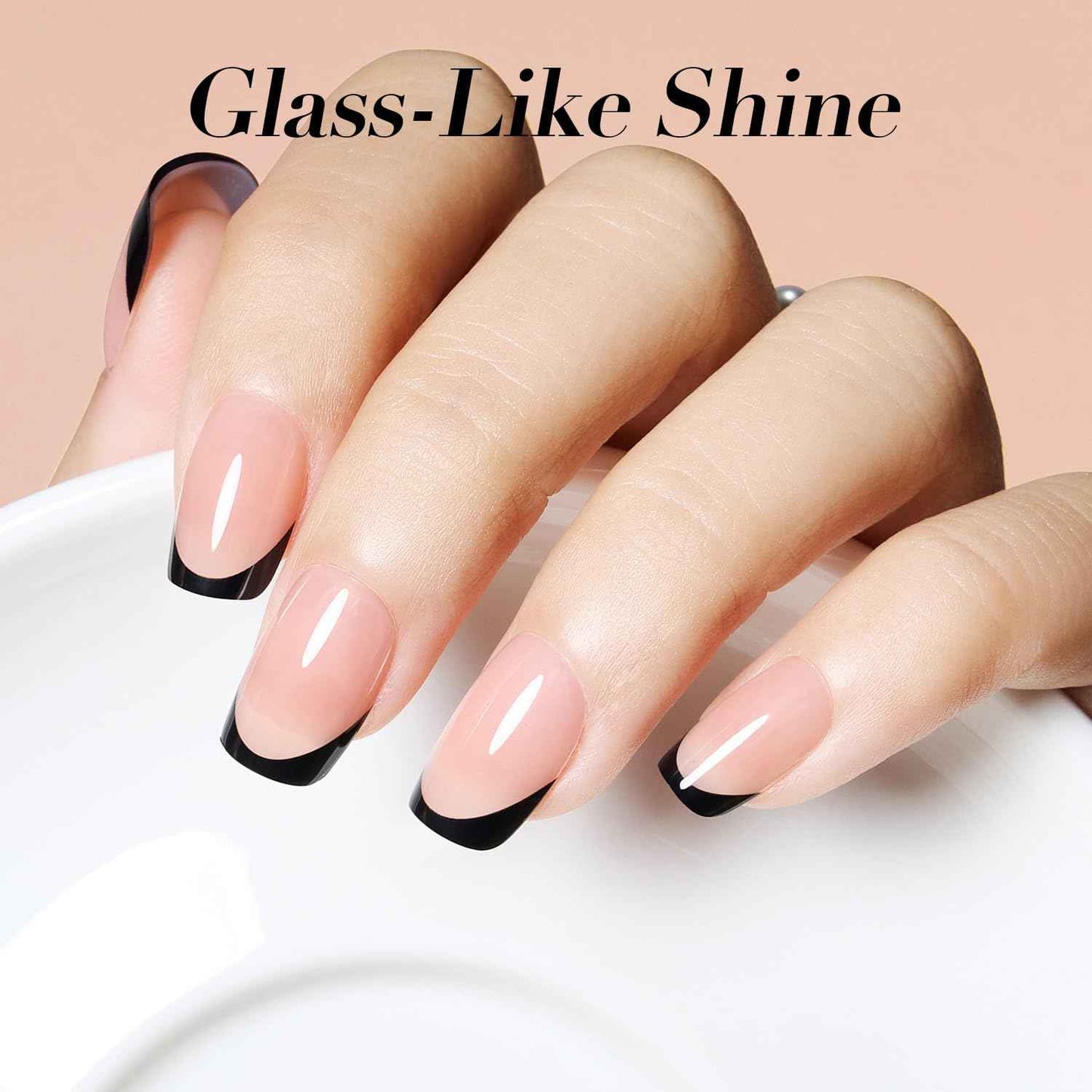 AZUREBEAUTY Dip Powder Liquid Set - 8Pcs 15ml/0.5oz Upgraded Bond, Base Coat, Activator & Top Coat | DIY Home Salon Necessary Tools