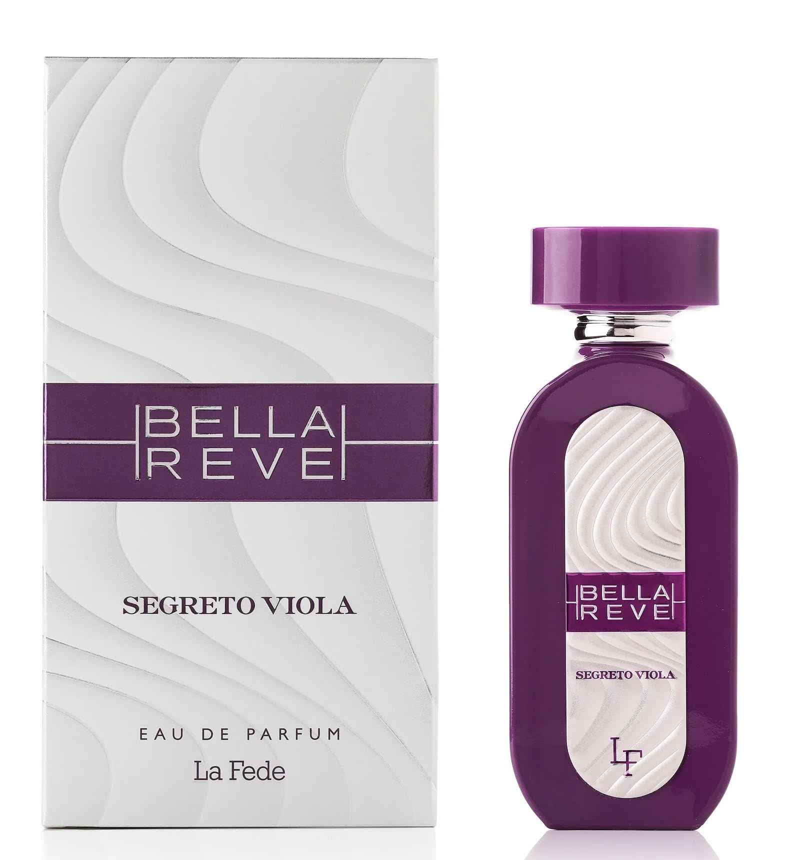 La Fede Bella Reve Segreto Viola Arabian Perfume For Women 100ML(3.4 OZ) Eau De Parfum Spray, Long Lasting Perfume Enjoy Luxurious & Sophisticated Fragrance With Fruity Scent for All Occasions