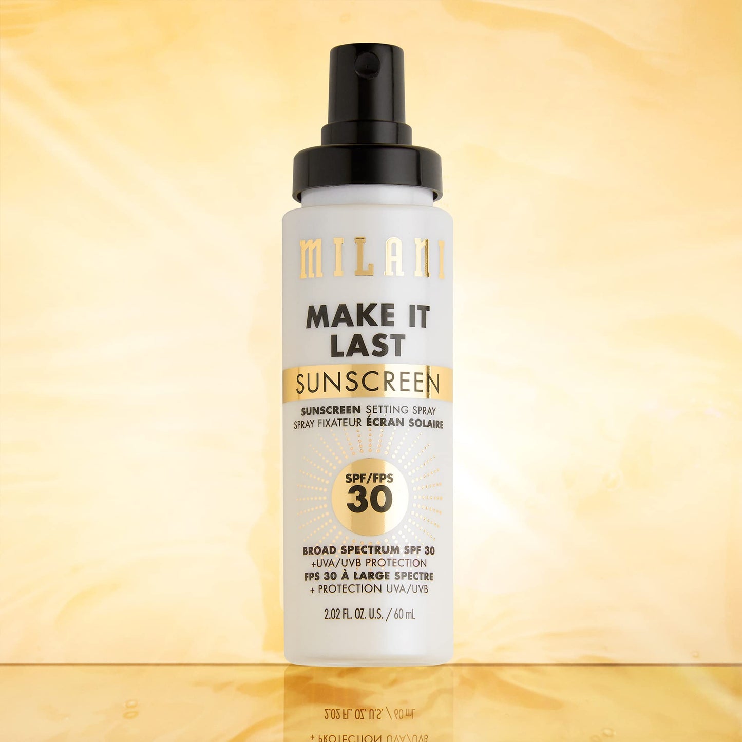 Milani Make It Last Sunscreen - Sunscreen Setting Spray with SPF 30 - Makeup Primer and Setting Spray with SPF30 Sunscreen, Long Lasting Makeup Finishing Spray