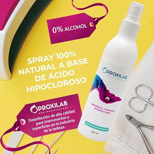 HOCl Spray 8.45 fl oz (250 ml) ? Professional Cosmetic Skin and Tool Care | For Manicure, Pedicure, Waxing, Esthetic Treatments | Alcohol-Free, Fragrance-Free, Sensitive Skin Friendly