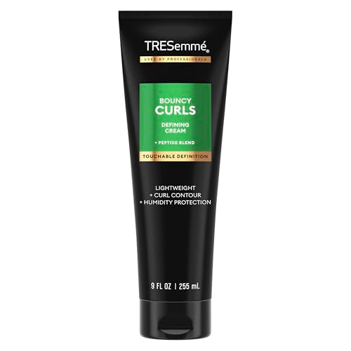 TRESemmé Bouncy Curls Defining Hair Cream with Peptide Blend, 9 oz