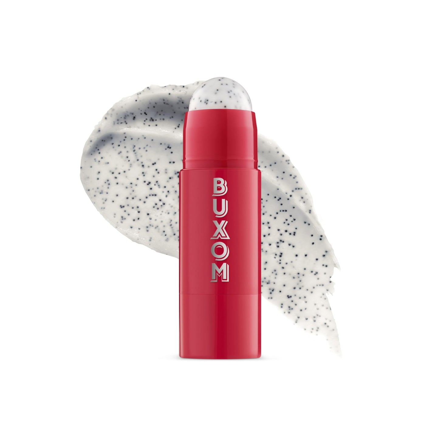 BUXOM Power-Full Lip Scrub, Gentle Sugar Exfoliator, Hydrating Scrub Stick for Lip Prep, Moisturizing Lip Care with Papaya Seed Oil, Cruelty Free