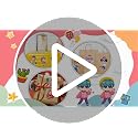32 Mixed Demon Character Stickers Pack for Kids