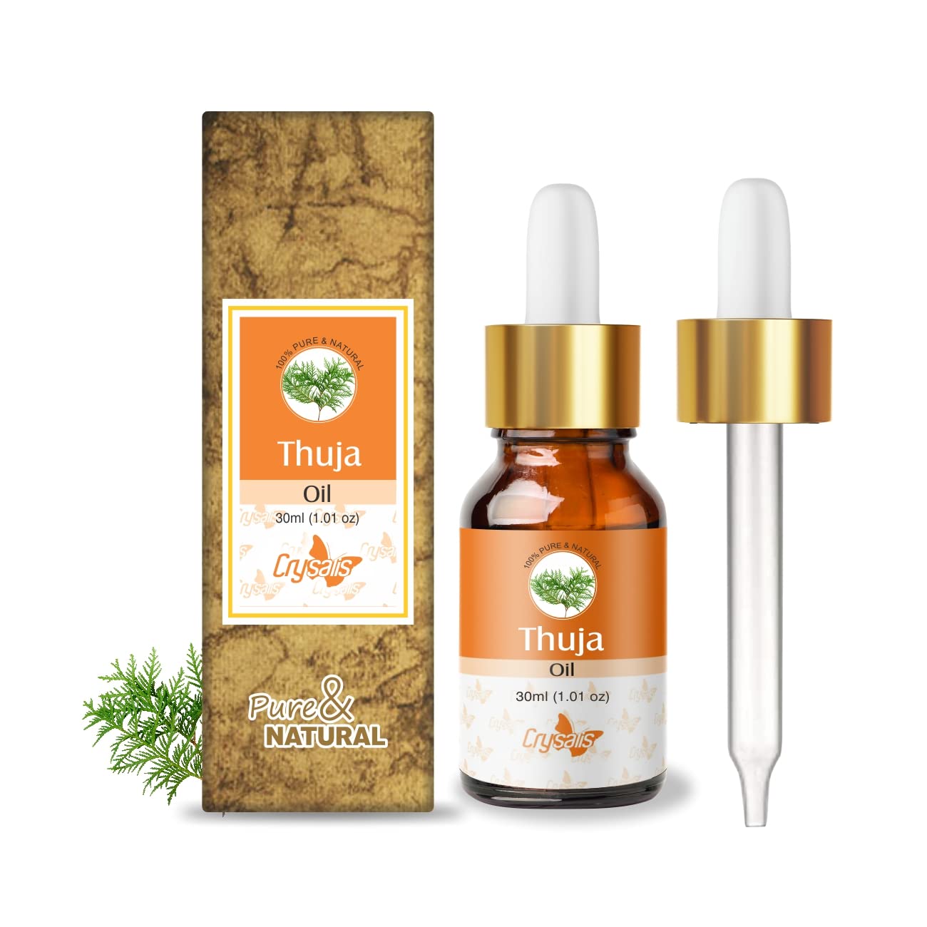 Crysalis Thuja (Thuja occidentalis L.) Oil - 1.01 Fl Oz (30ml)